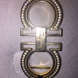 Gold Ferragamo Belt Buckle